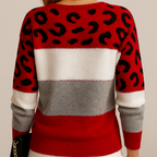 Laluna® | Modieuze Trui met Luipaardprint