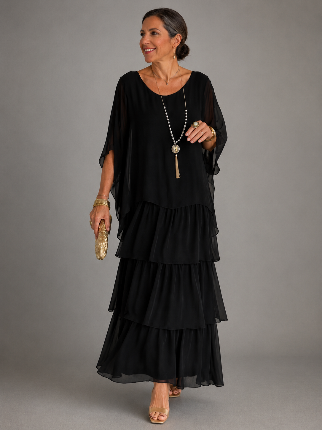 Lara | Maxi Abito elegante e fluido
