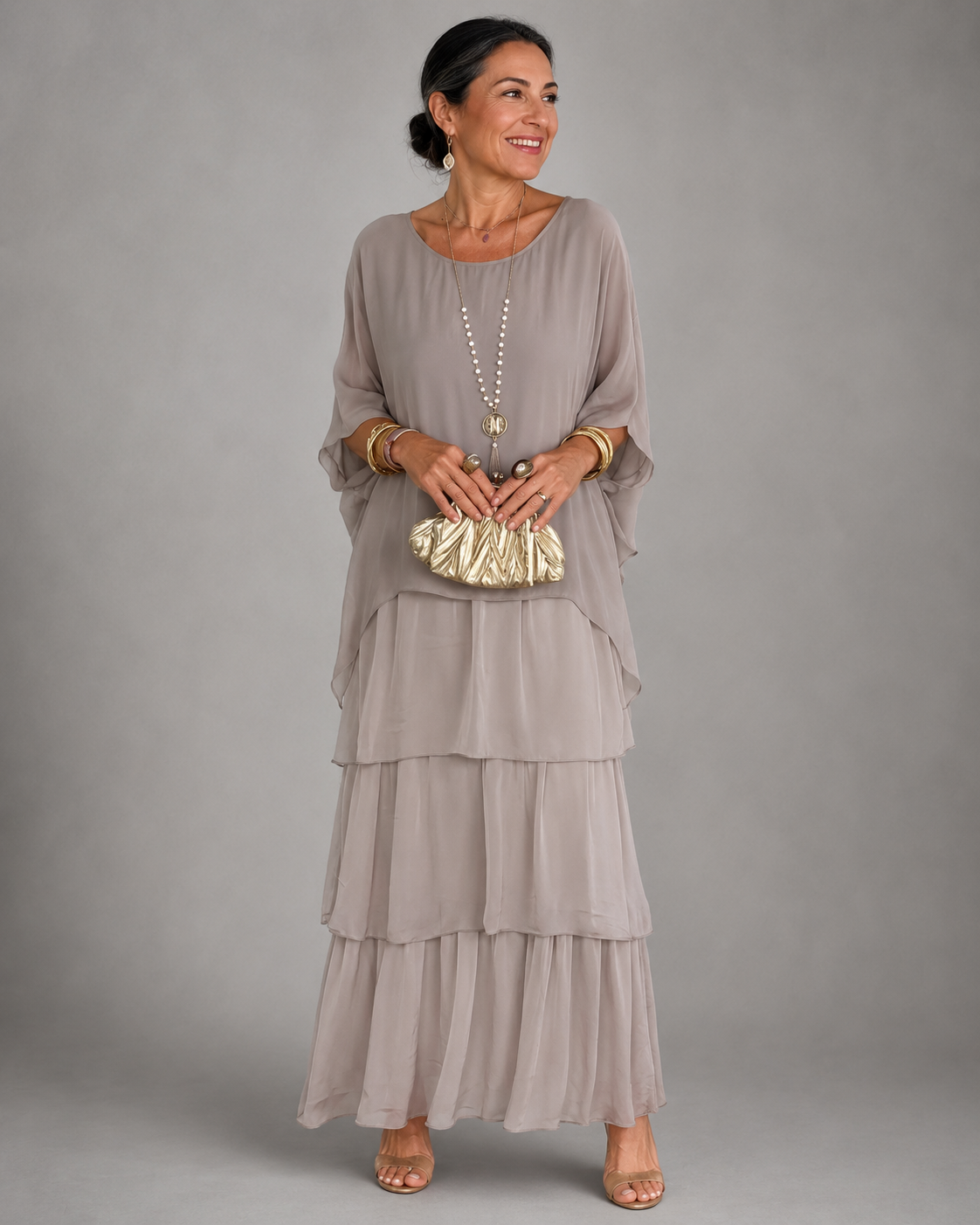 Lara | Maxi Abito elegante e fluido