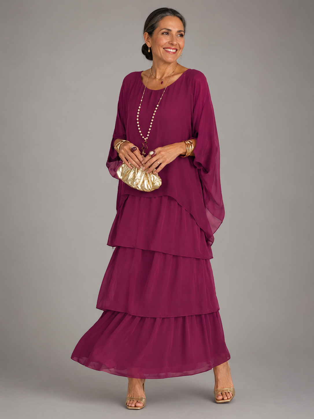 Lara | Maxi Abito elegante e fluido