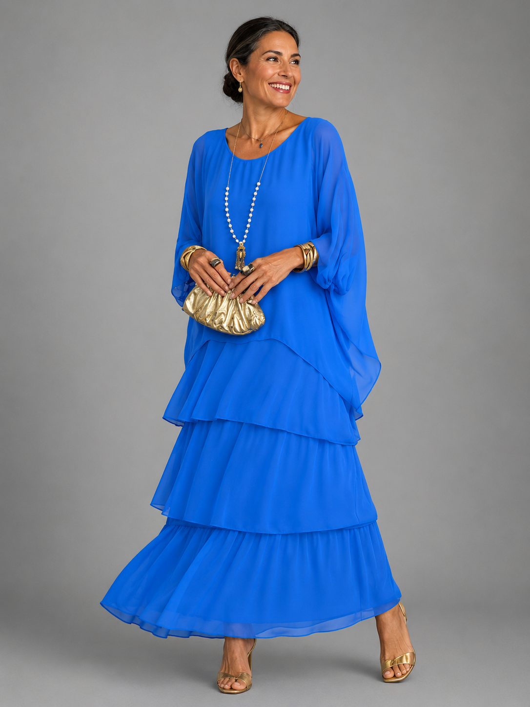 Lara | Maxi Abito elegante e fluido