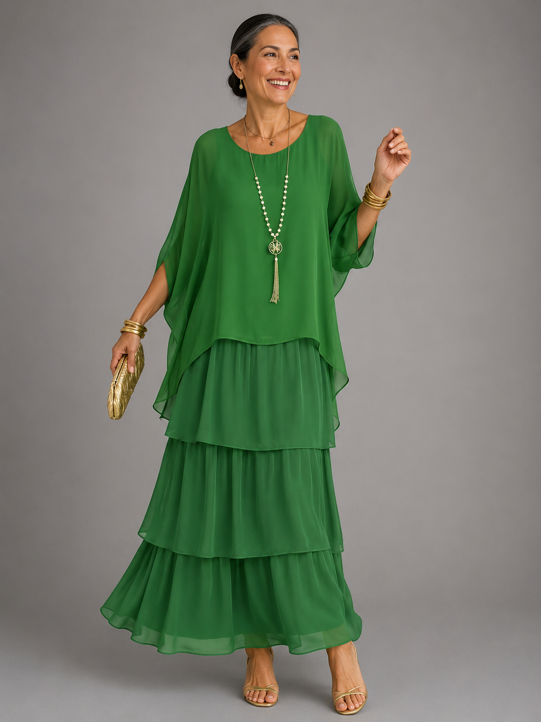 Lara | Maxi Abito elegante e fluido
