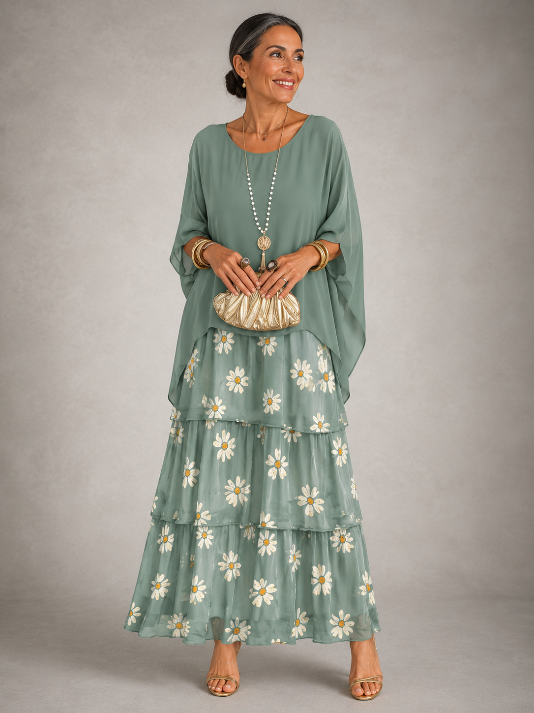 Lara | Maxi Abito elegante e fluido
