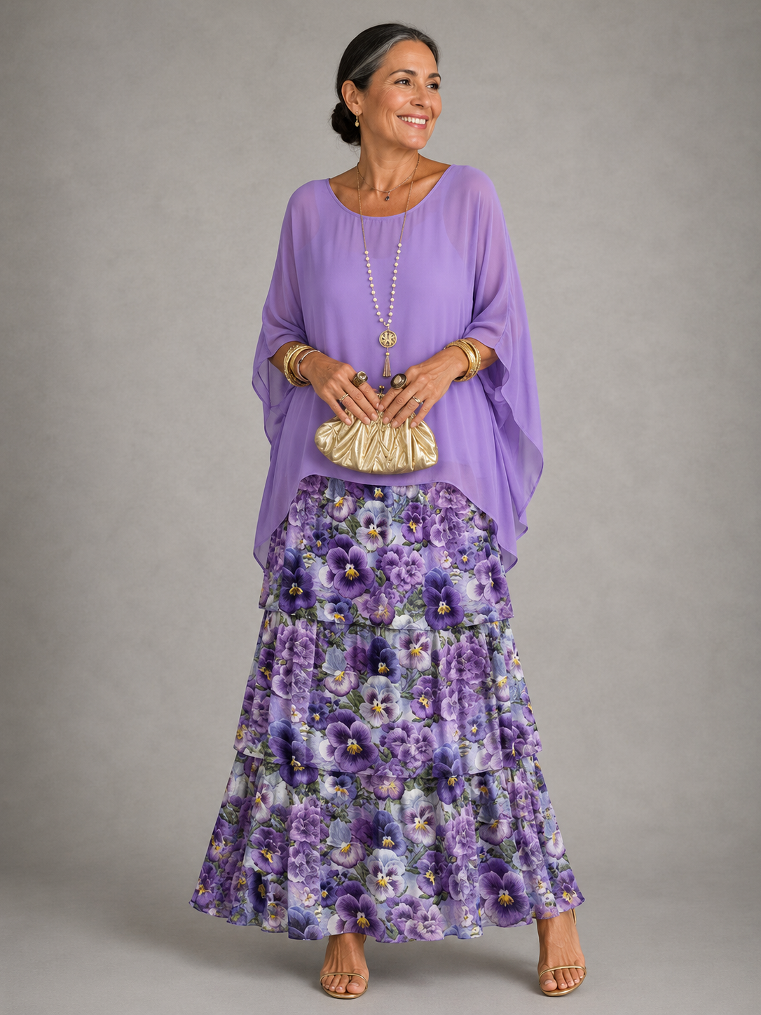 Lara | Maxi Abito elegante e fluido
