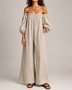 Ludovica | Abito Maxi Boho Spalle Scoperte