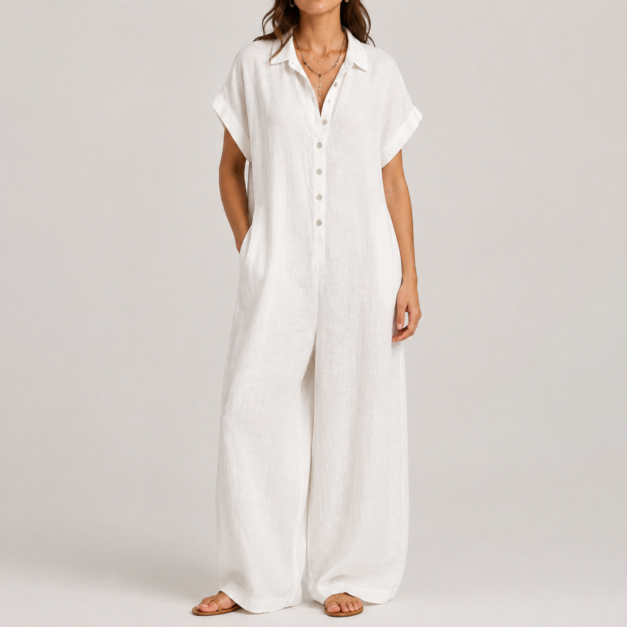 Claudia | Tuta Elegante, Comoda e Leggera
