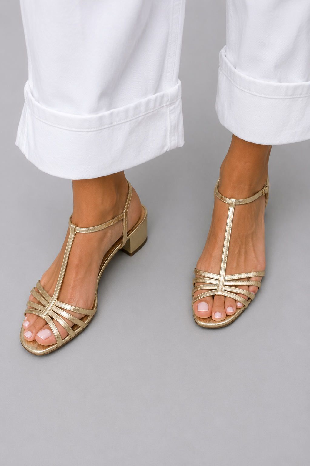 Allegra | Sandali eleganti Gouden Dagelijkse