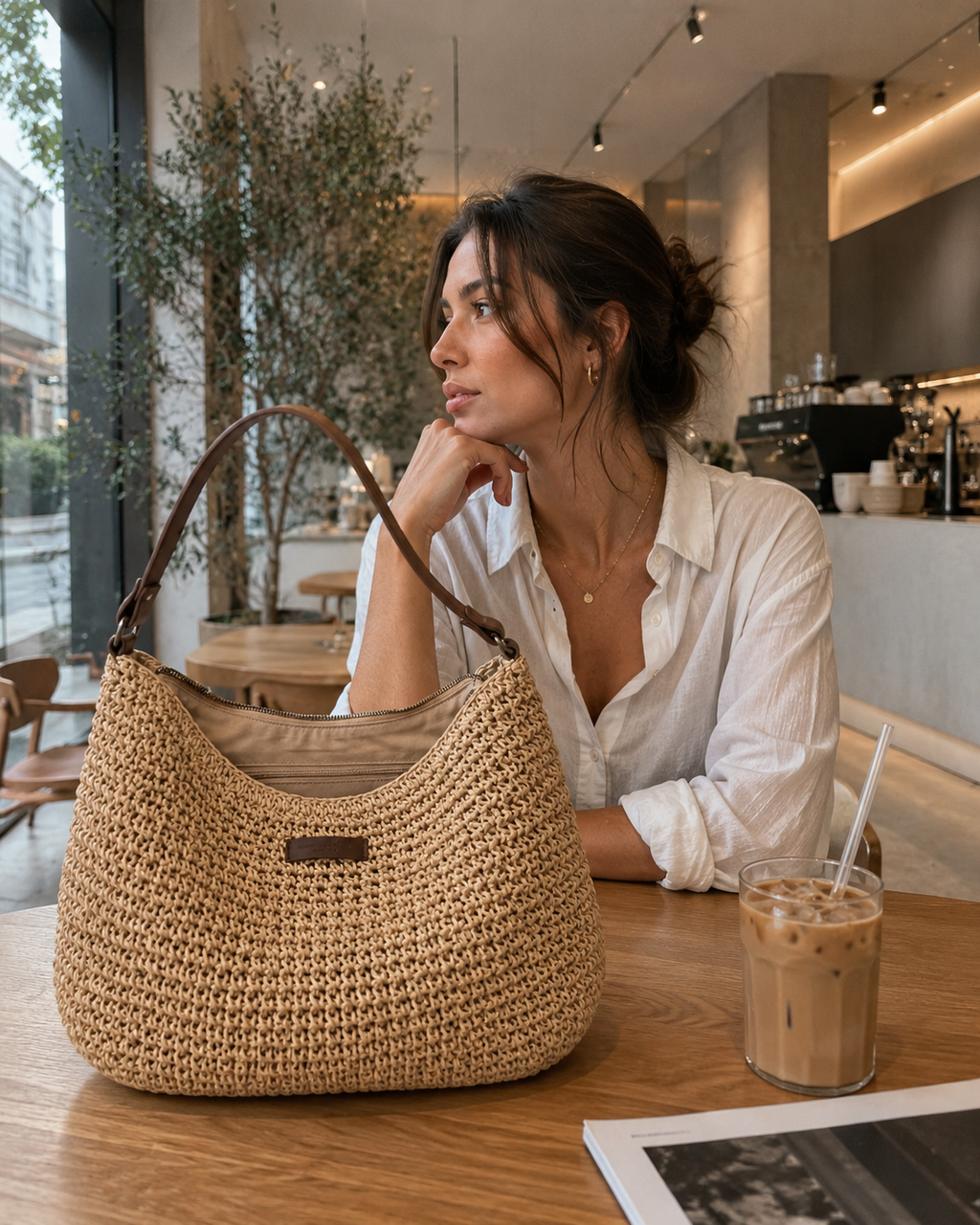 Simona | Borsa Intrecciata Elegante