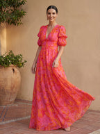 Olivia | Zomerse Maxi Jurk ha incontrato Bloemprint