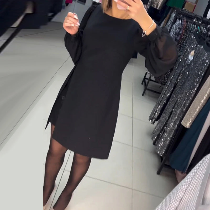 Eva | Elegante Effen Zomerse Jurk