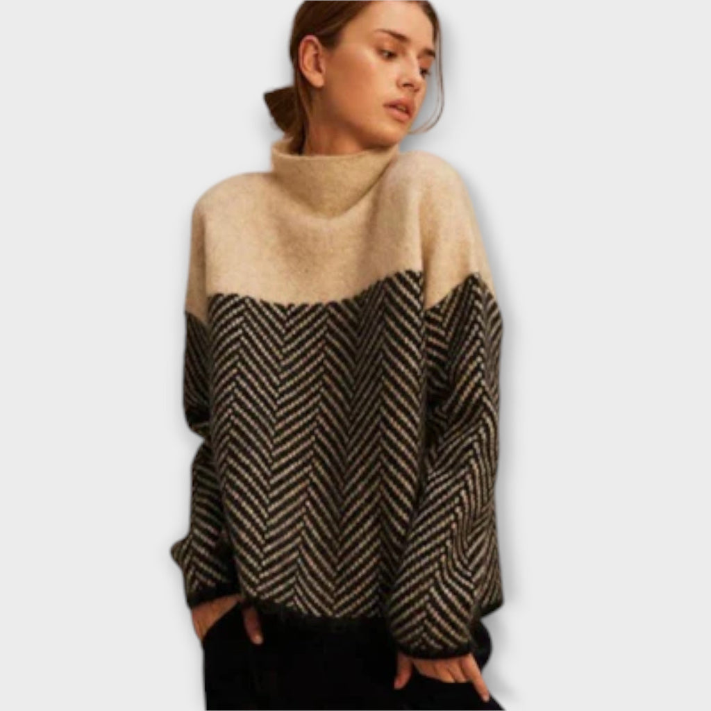 Roberta™ - Maglione Blød rullekraves