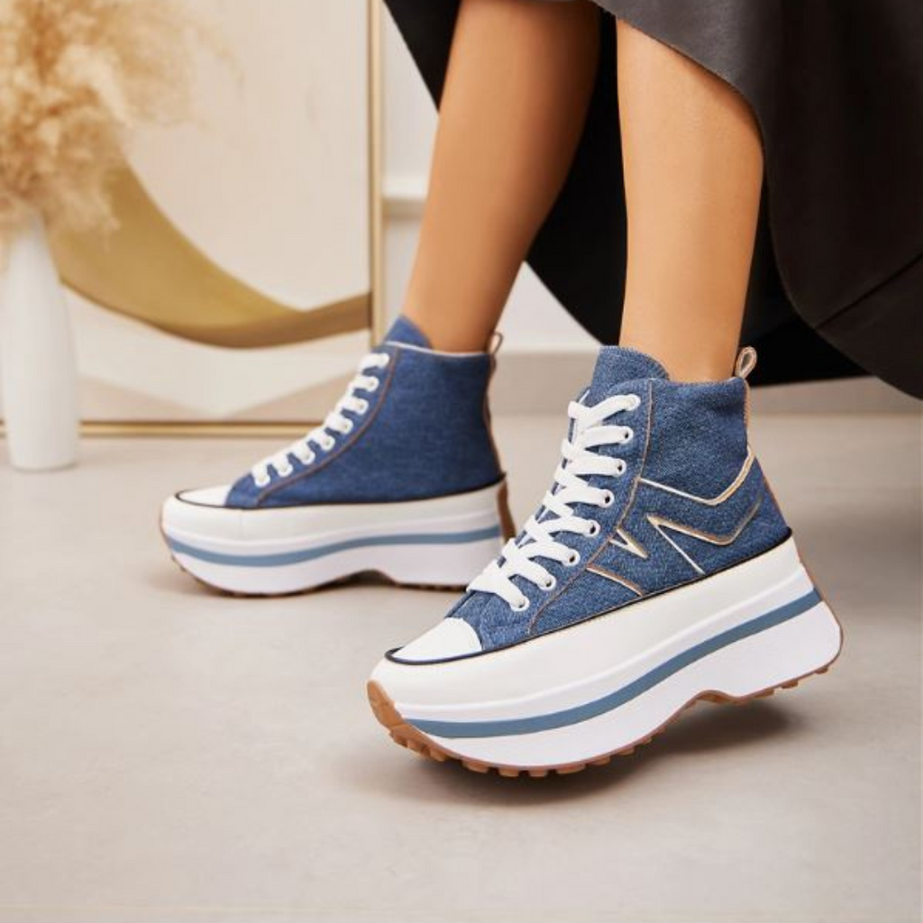Scarpe da ginnastica con plateau Nyla