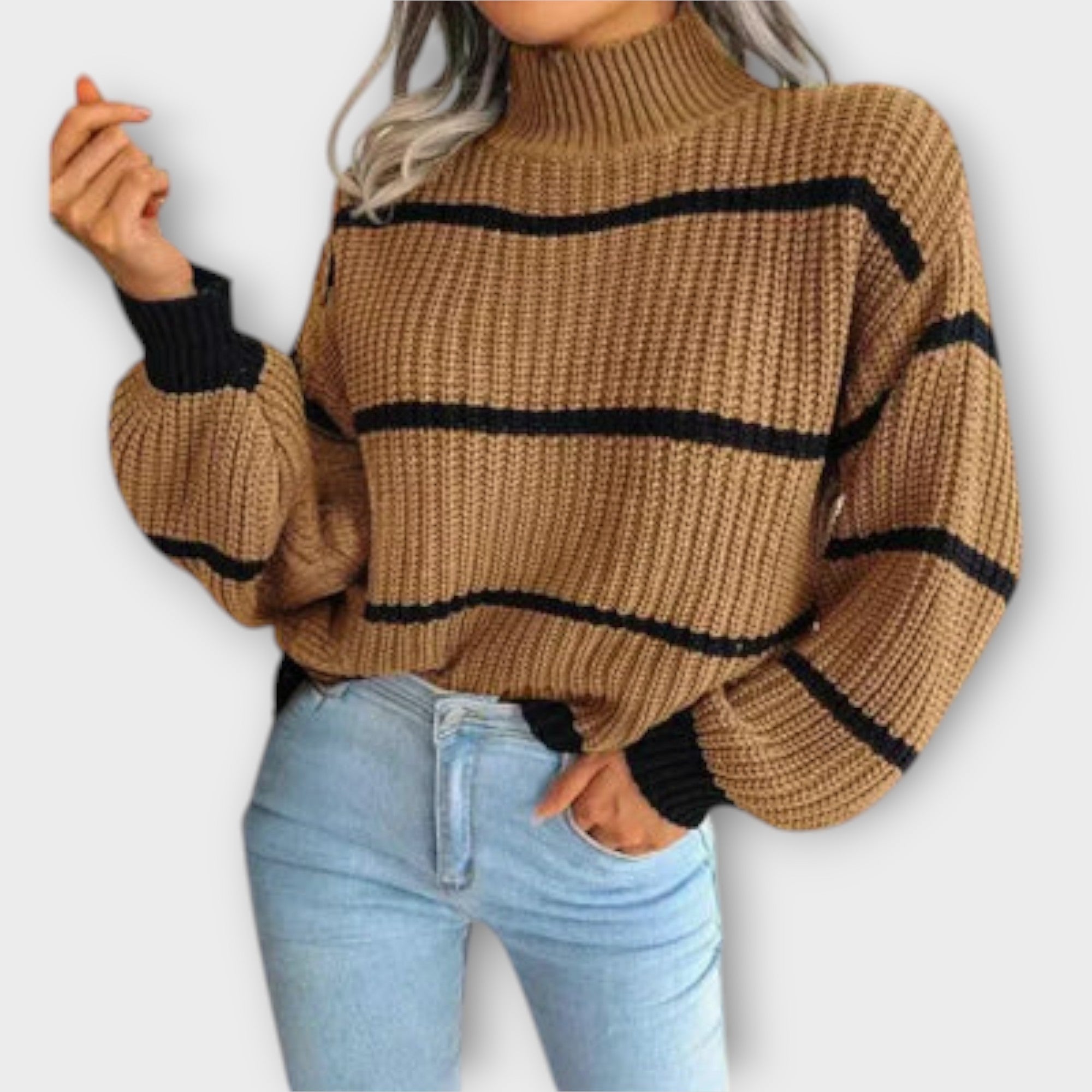 Vette™ - Maglione a righe di lusso con strisce