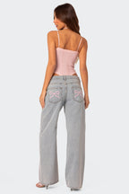 LALUNA® | JEANS CON PAPILLON