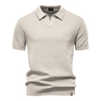 Polo Eleganza | Polo con kraag aperto in struttura leggera