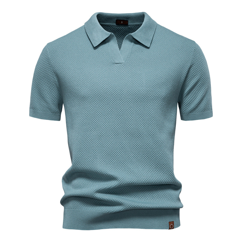 Polo Eleganza | Polo con kraag aperto in struttura leggera
