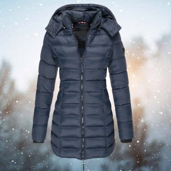 Extra warme en gewatteerde winterjas voor dames