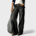 Delian™ - Bred ben denimbukser