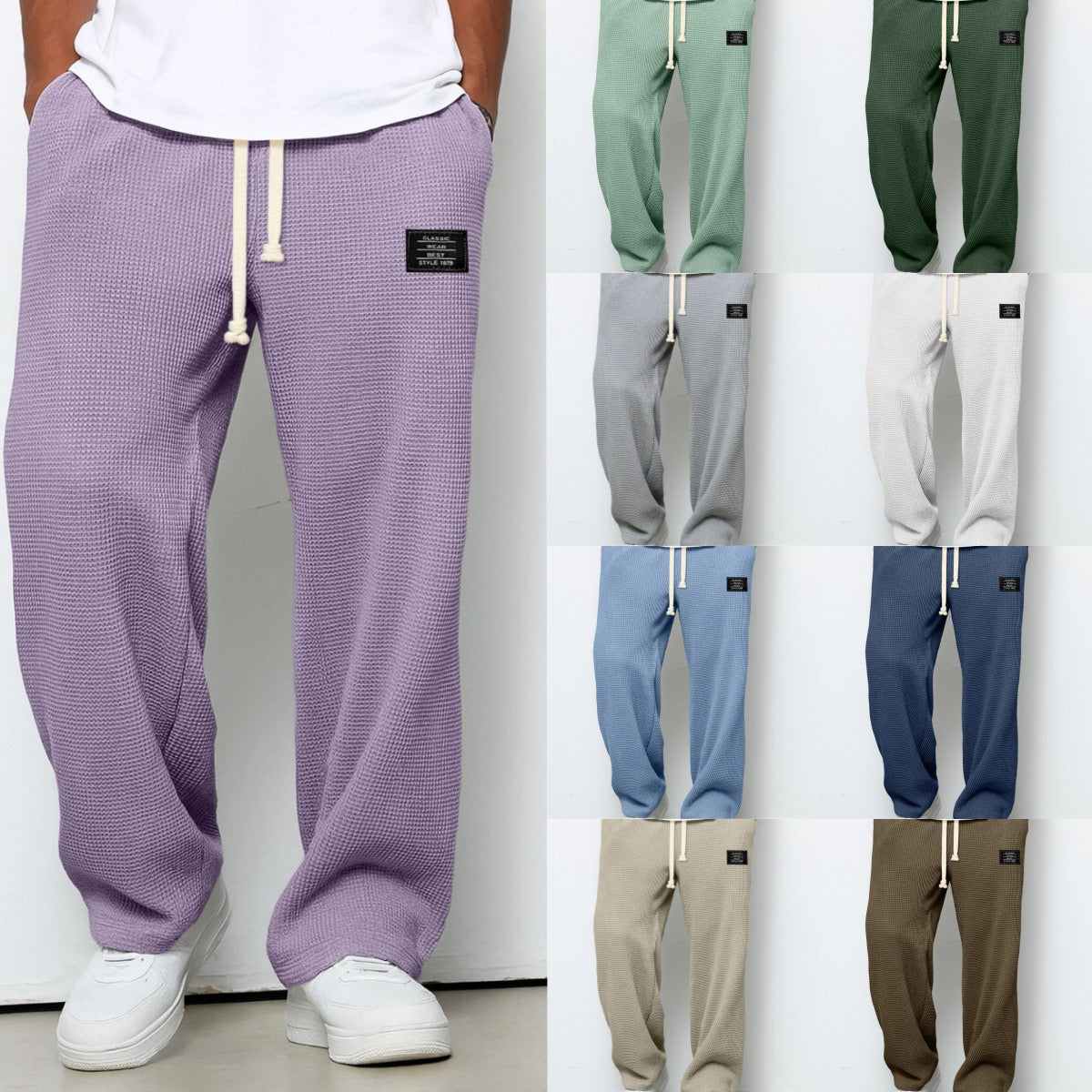 Laluna® | Wijde Broek Met Verstelbare Taille