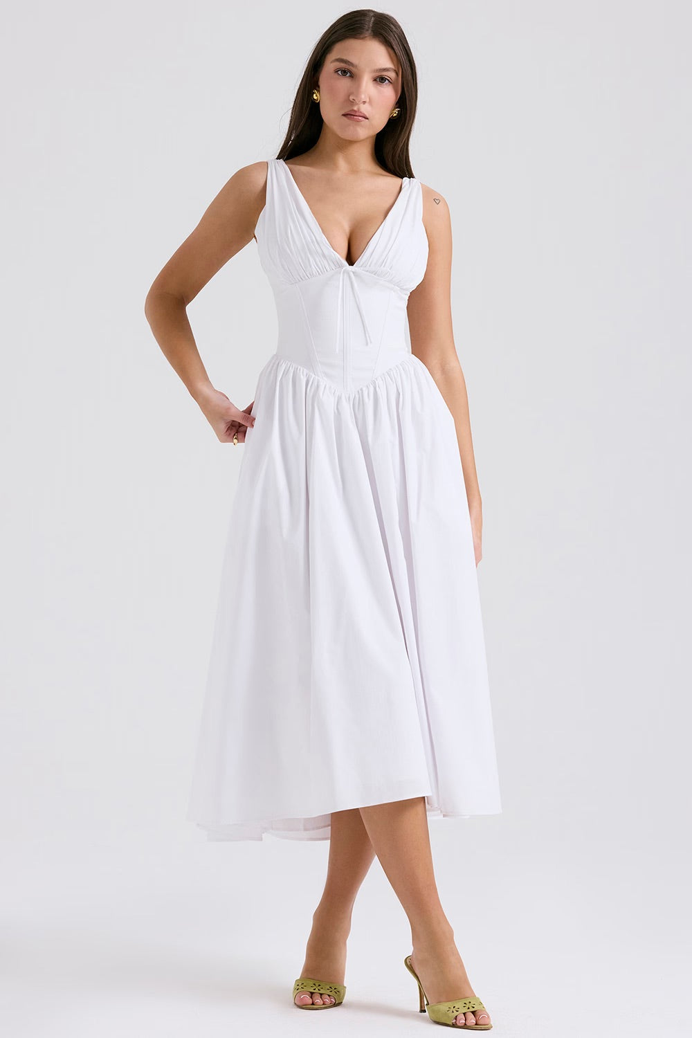 Magdalone™ - Elegante midi sommerkjole