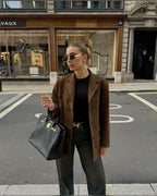 LALUNA® | BLAZER IN CAMOSCIO
