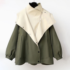Emma | Moderne Tweekleurige Trenchcoat