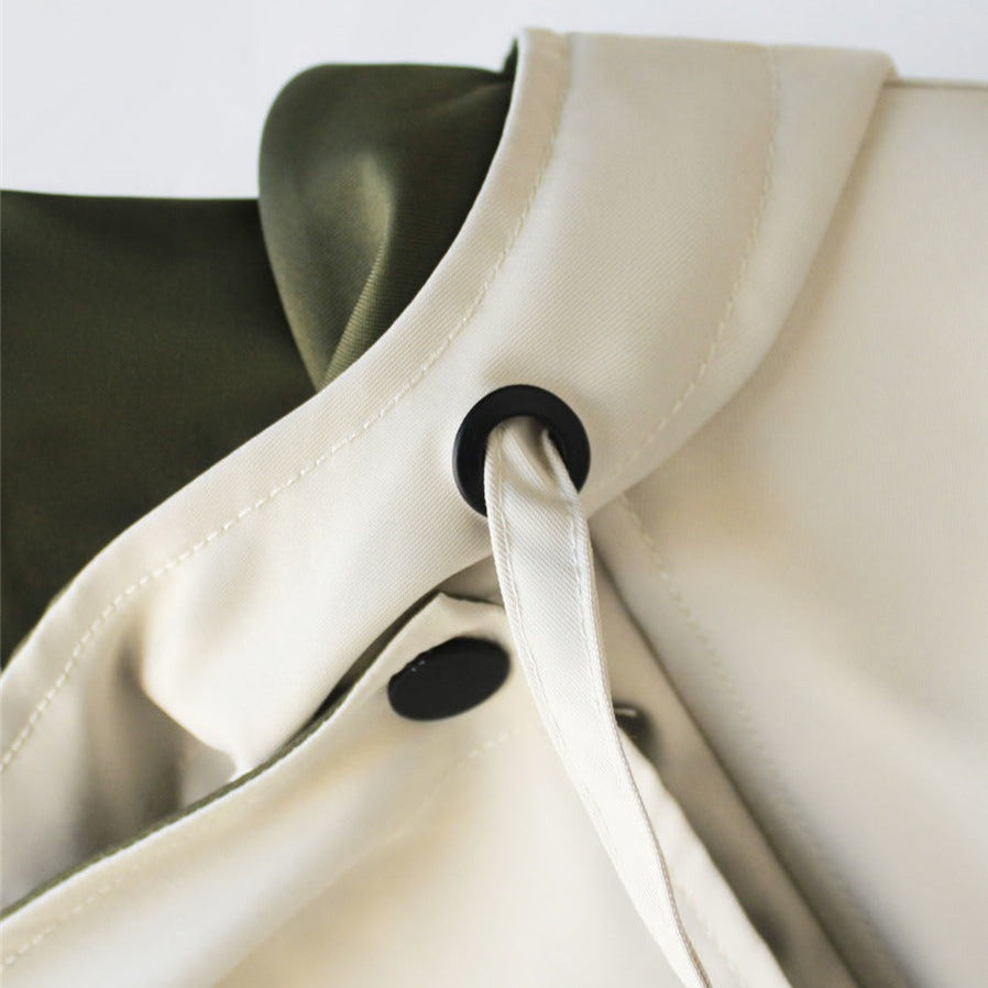 Emma | Moderne Tweekleurige Trenchcoat