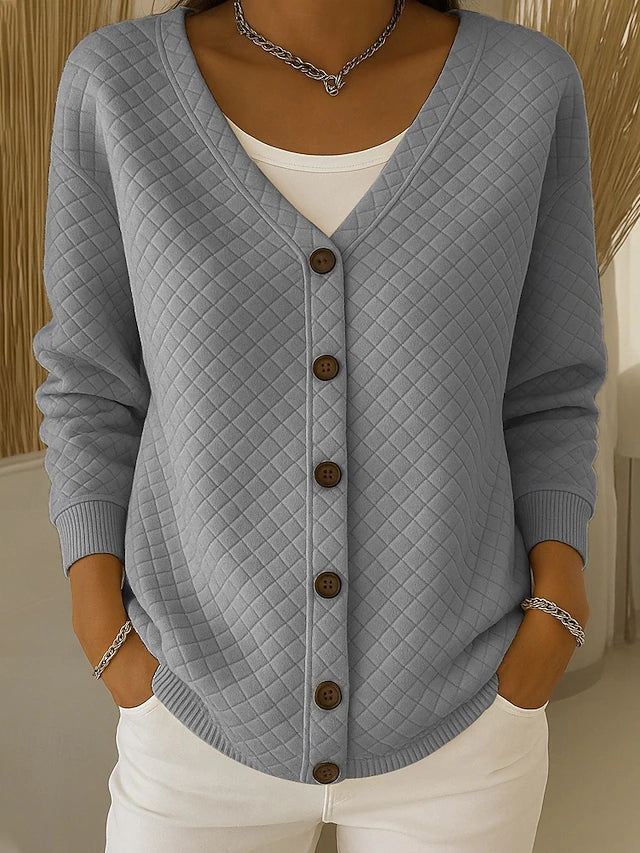 Ludovica | Cardigan Trapuntato con Bottoni