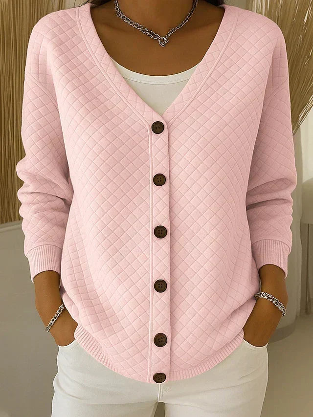 Ludovica | Cardigan Trapuntato con Bottoni