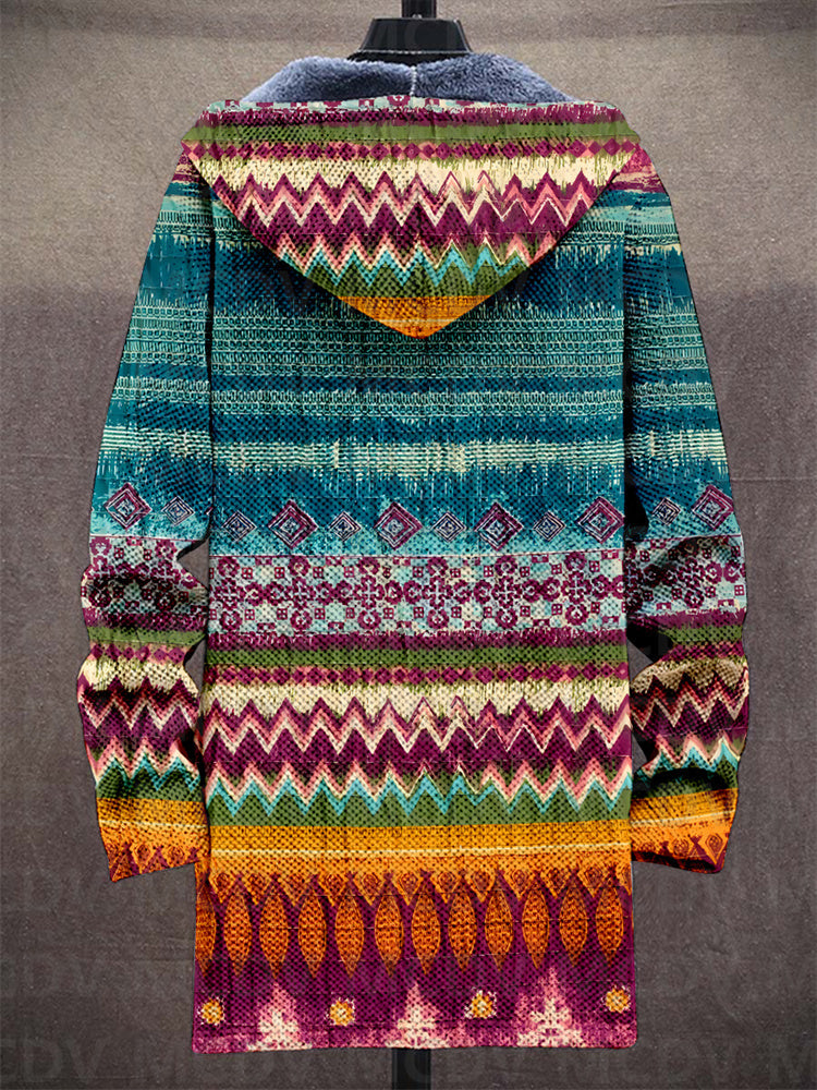 Talia | Cardigan Artistico con Cappuccio