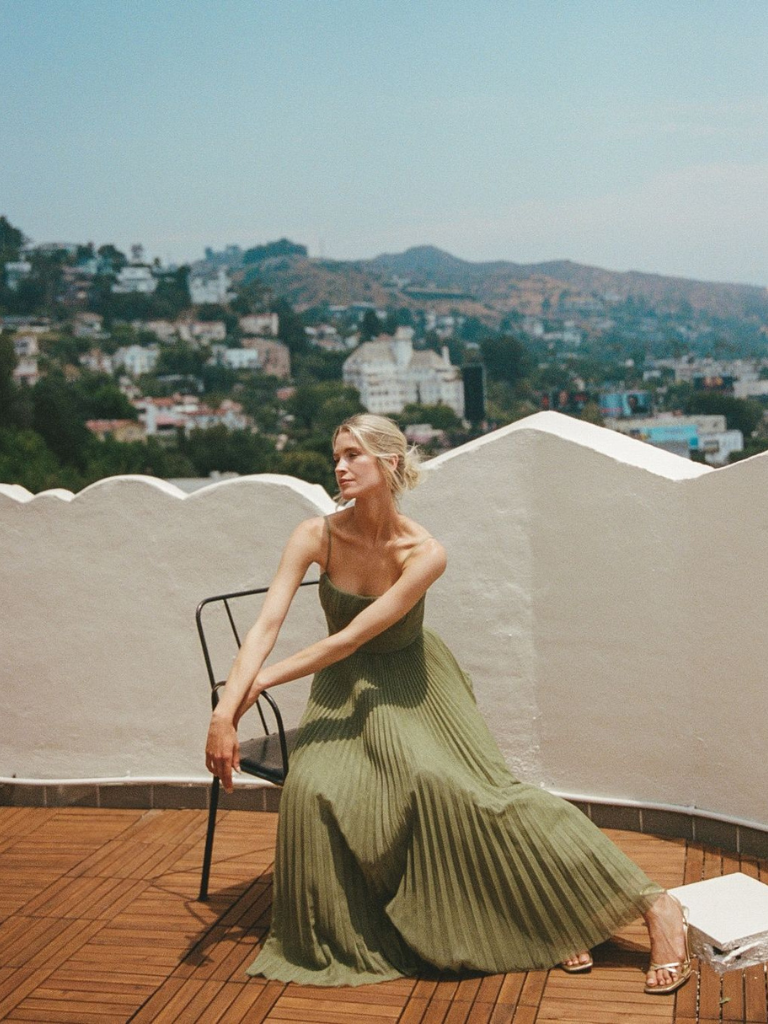 Marloes | Chique Olijfgroene Dress