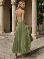 Marloes | Chique Olijfgroene Dress