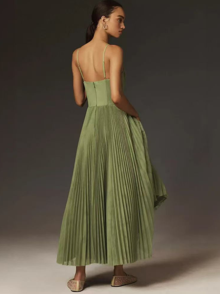 Anouk | Elegante Groene Maxidress