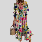 Marloes | Elegante Lange Boho Jurk