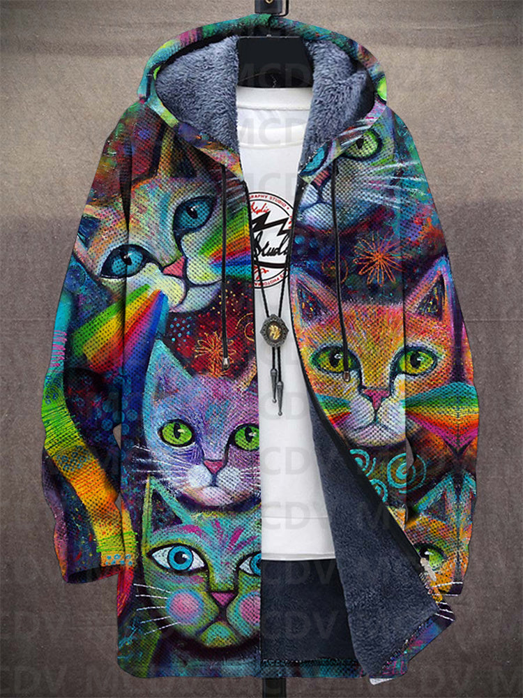 Rosalba | Cardigan Artistico con Cappuccio