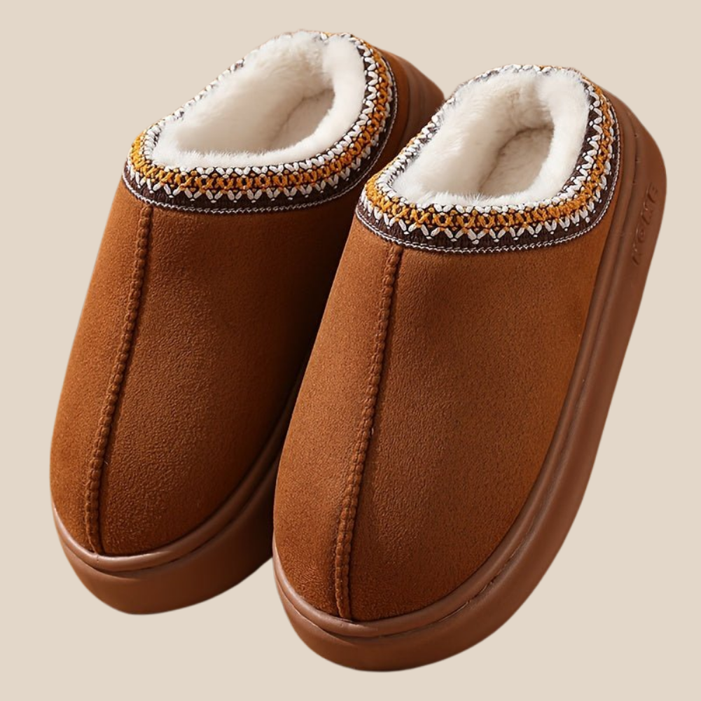 Anouk | Zachte Winterpantoffels met Warme Voering