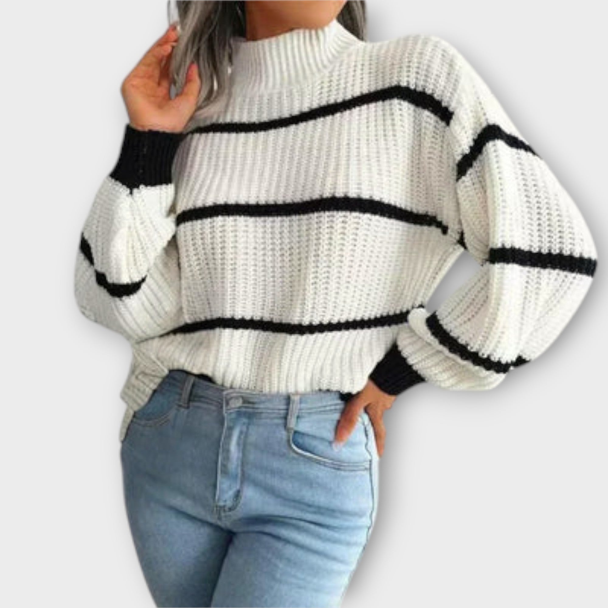 Vette™ - Maglione a righe di lusso con strisce