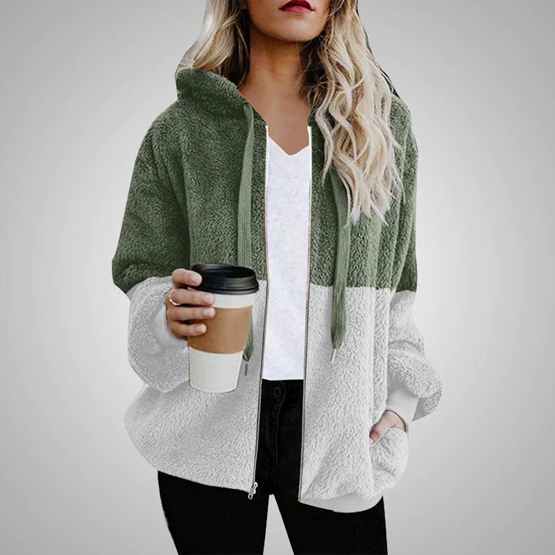 Laluna® | Cardigan soffice incontrato Capuchon