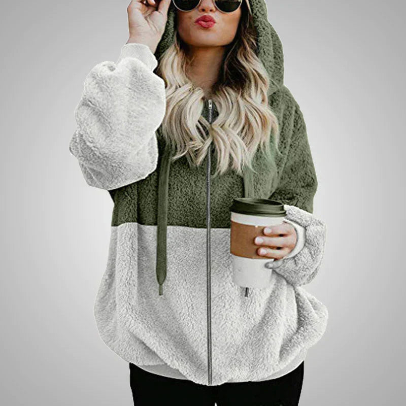 Laluna® | Cardigan soffice incontrato Capuchon
