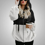 Laluna® | Cardigan soffice incontrato Capuchon