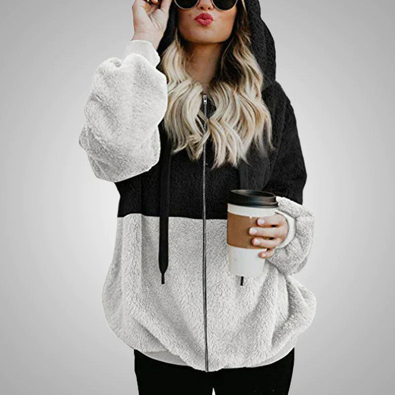 Laluna® | Cardigan soffice incontrato Capuchon