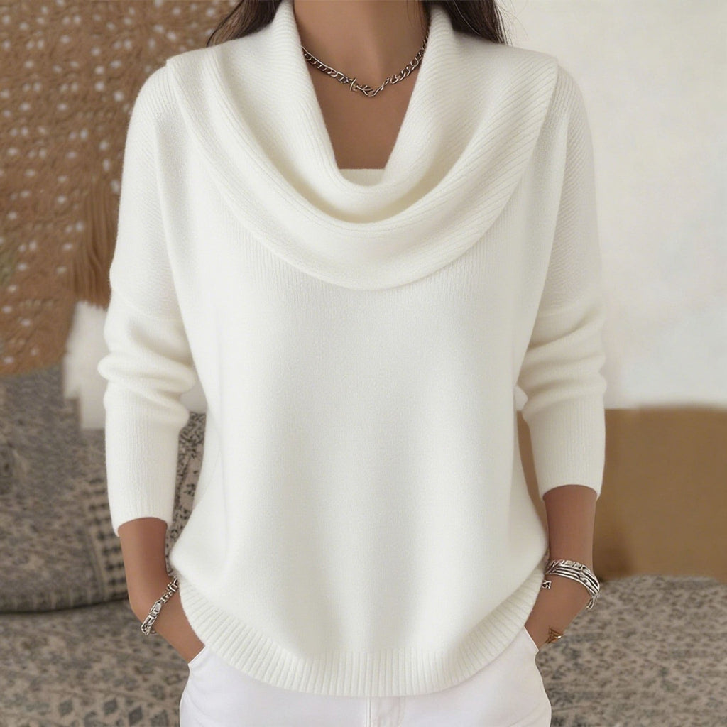 Giulietta | Maglione con Collo Drappeggiato