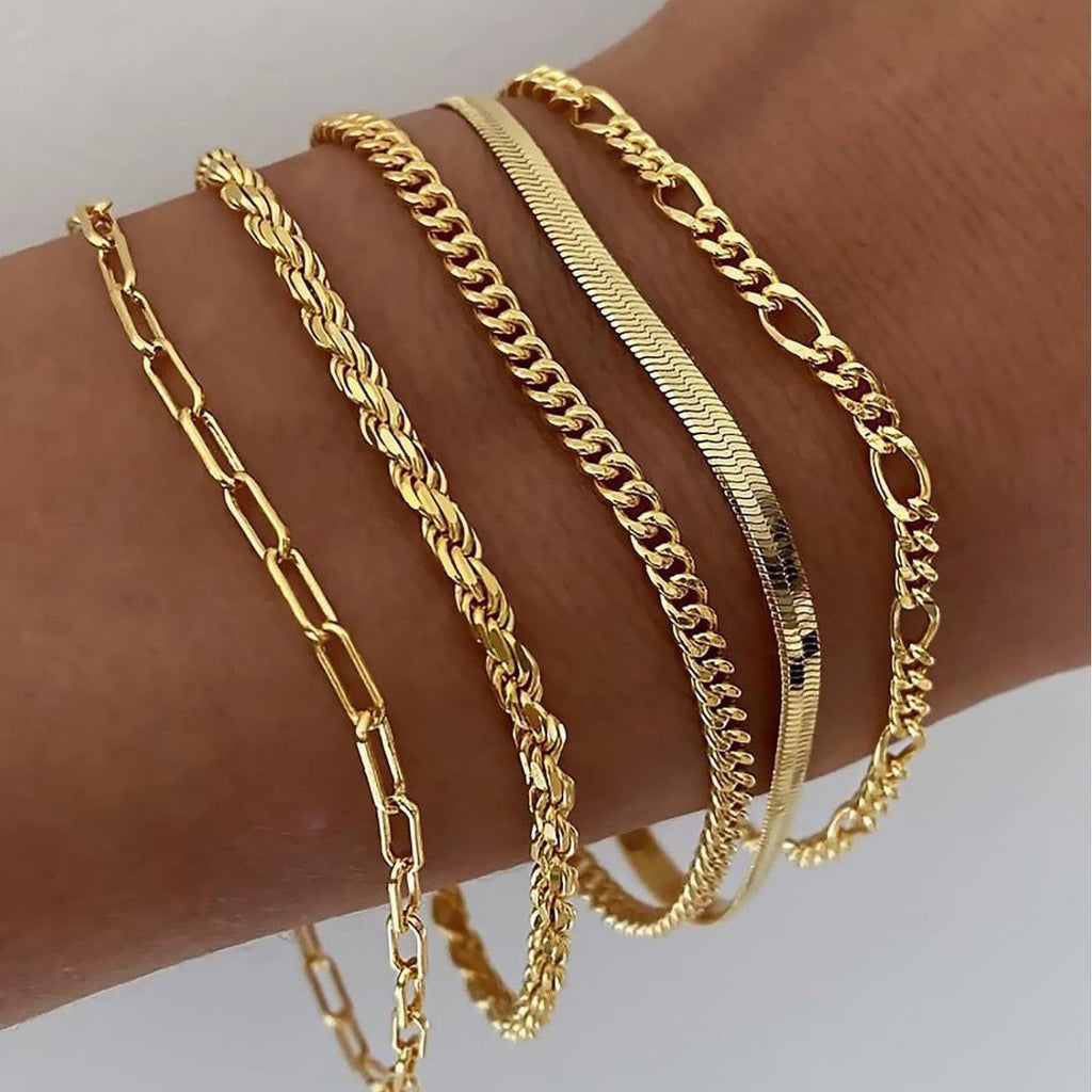 Lotte | Armbandenset Goud