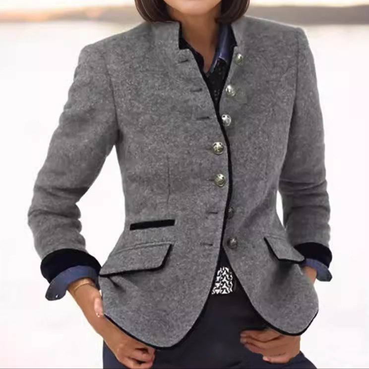 Anna | Elegant Gestructureerd Blazerjasje