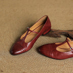 Fleur | Echte Leren Flats