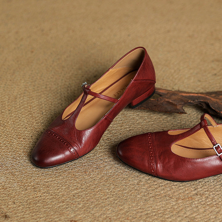 Fleur | Echte Leren Flats