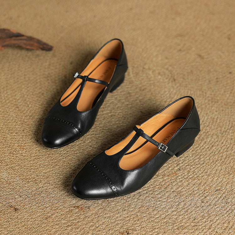 Fleur | Echte Leren Flats