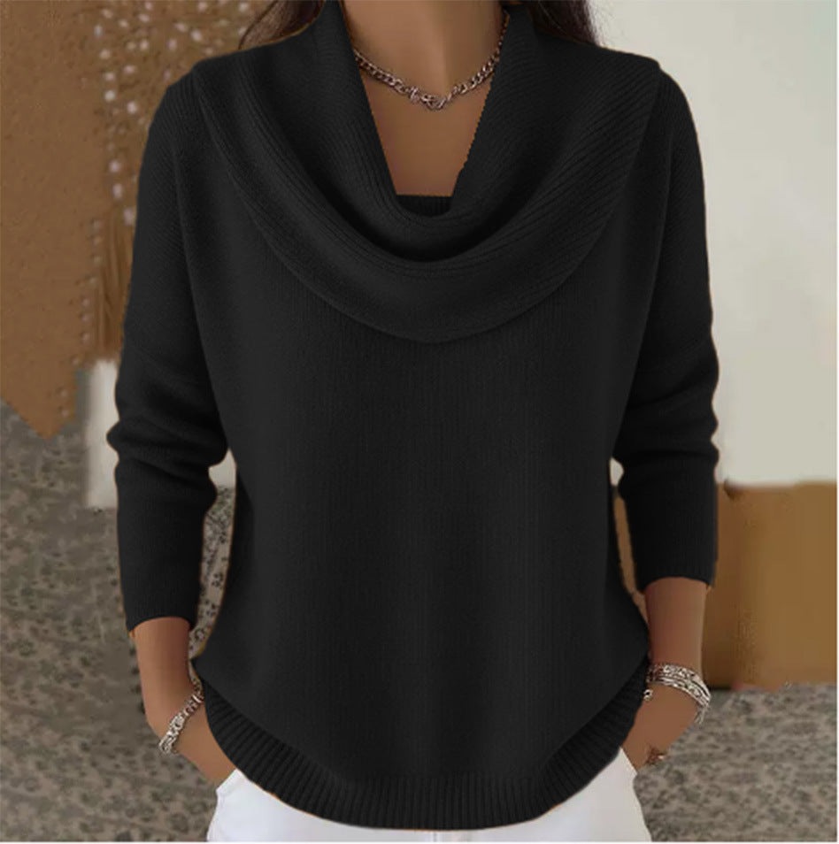 Giulietta | Maglione con Collo Drappeggiato
