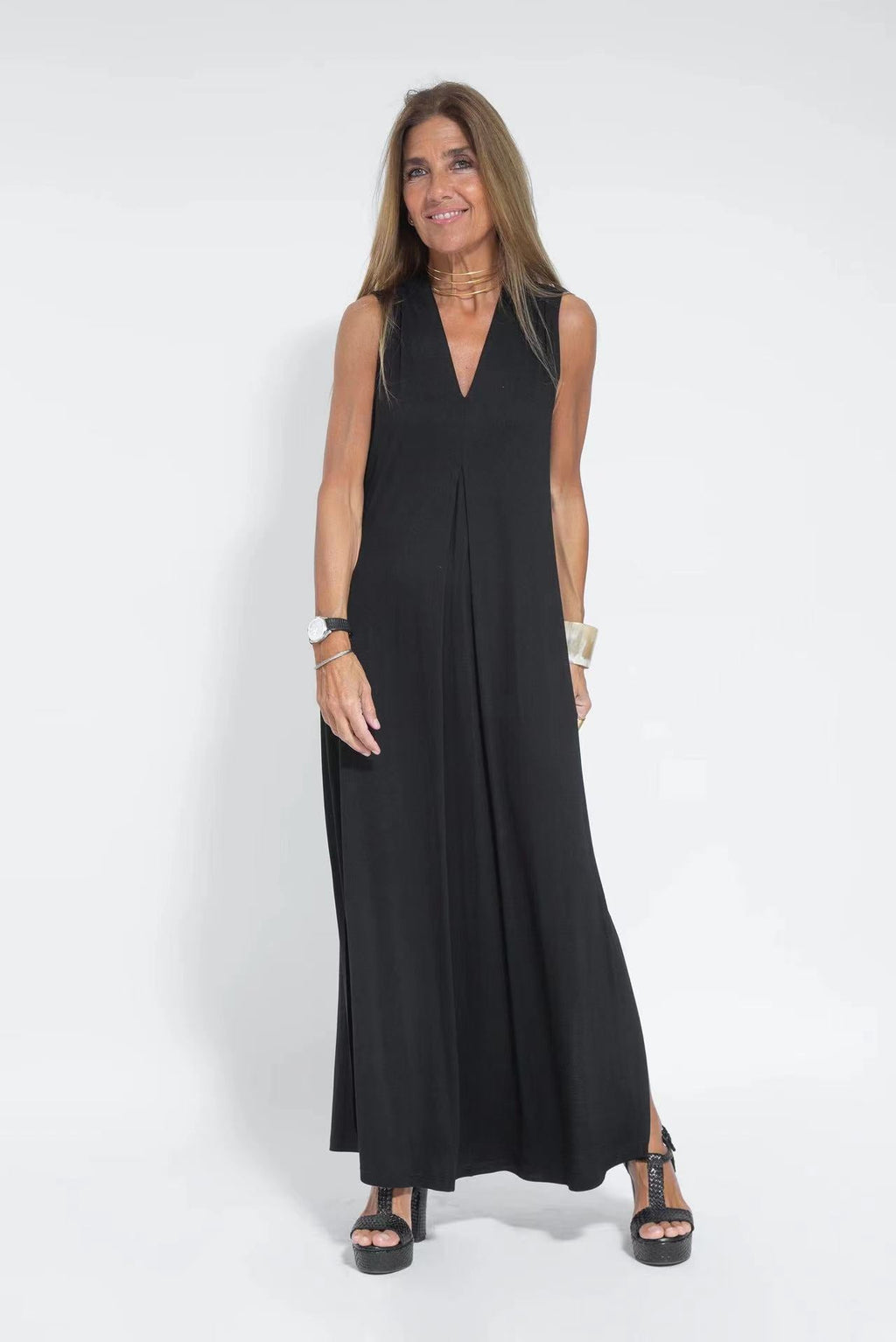 Sara | Modieuze Zomerse Jurk met Vest