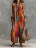 Tuta patchwork bohémisco